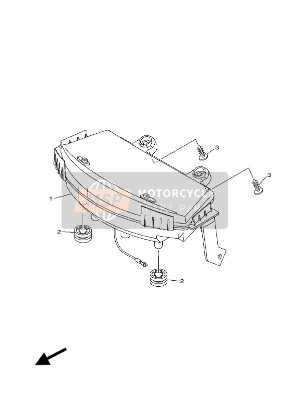 Yamaha TRICITY 150 2018 Mètre pour un 2018 Yamaha TRICITY 150